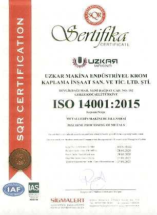 İso 14001 Çevre Yönetim Sistemi